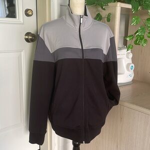 Structure Women’s Track/Athletic  Color Block Design 90's  Jacket Size Large